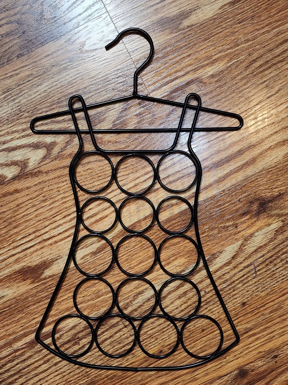 Black Dress-Shaped Scarf and Tie Hanger